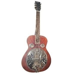 Rare Liberty Mahogany Square Neck Resonator, custom-built but the late Bill Blue